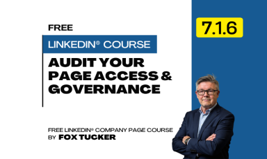 LinkedIn® Company Page Management - Audit Your Company Page Access and Governance