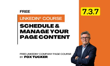 LinkedIn® Company Page Management - Schedule and Manage Your Company Page Content