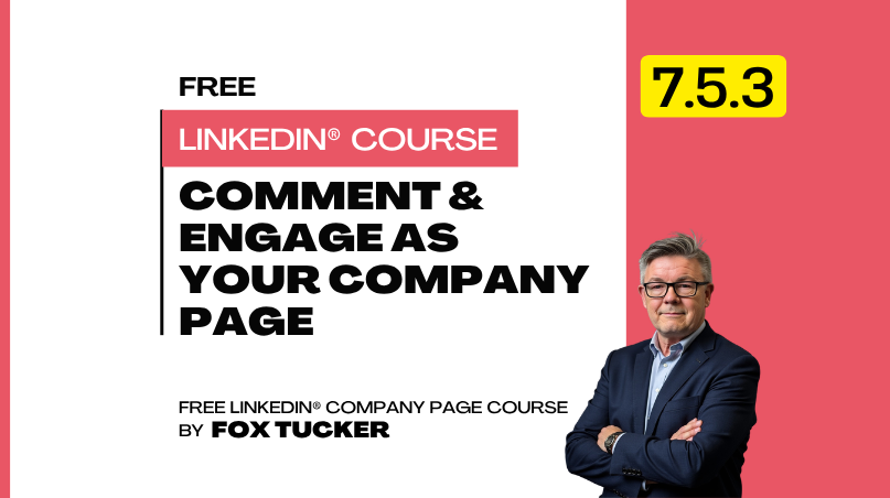 LinkedIn® Company Page Management - Comment and Engage as Your LinkedIn® Company Page