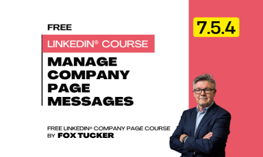 LinkedIn® Company Page Management - Manage LinkedIn® Company Page Messages