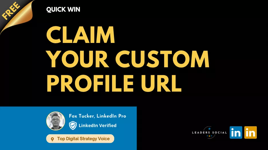 Claim Your Custom LinkedIn Profile URL